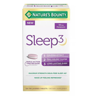 Viên nature's bounty sleep 3 10mg melatonin 3 tác động