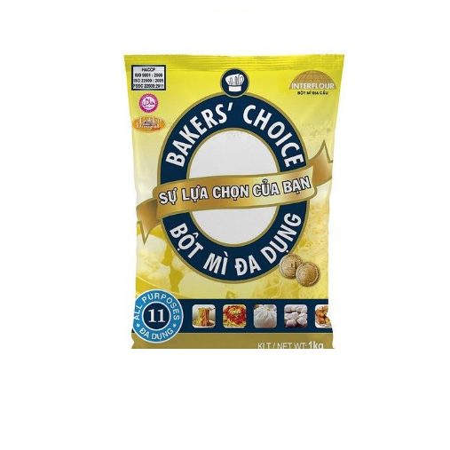 Bột mì baker choice tốt nhất số 8,11,13 túi 1kg
