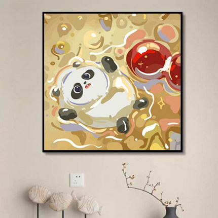Tranh số hóa GẤU PANDA