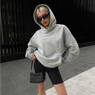 Áo khoác VITALITÉ BASIC GREY HOODIE