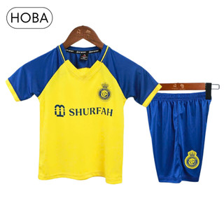 Quần áo bóng đá trẻ em, đồ đá banh trẻ em CLB Al Nassr vàng