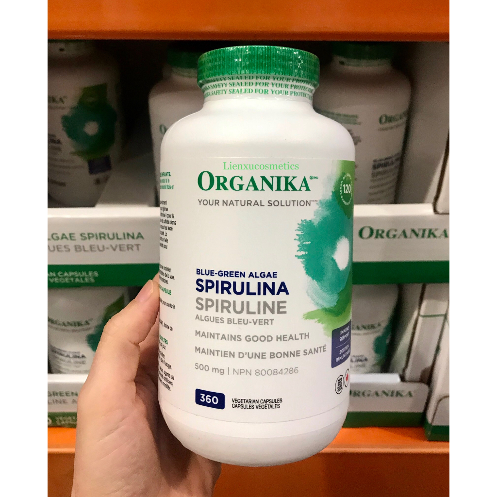 Viên uống tảo xoắn Organika Spirulina 500mg; HSD T4/2026