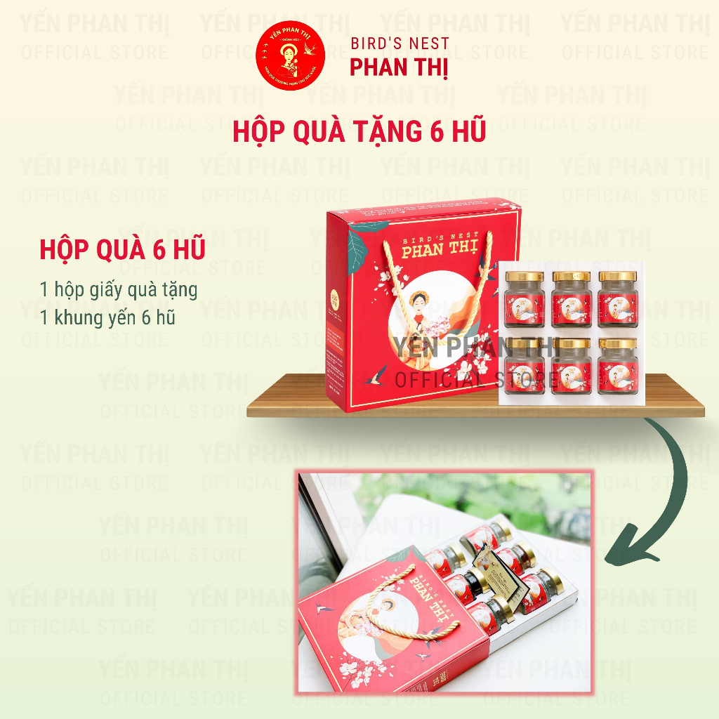 Yến Chưng Đường Ăn Kiêng Isomalt Phan Thị, Yến Sào Khánh Hoà, 25% Yến Tươi