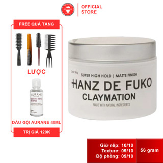 Sáp vuốt tóc Hanz De Fuko Claymation