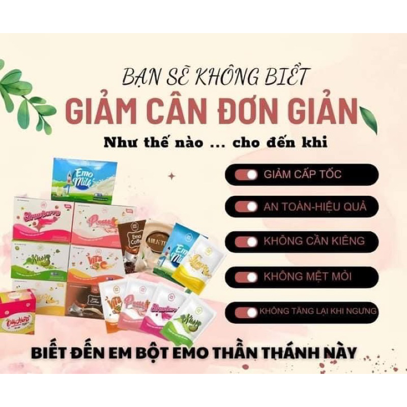 COMBO 3-5-10HỘP  BỘT  HOÀ  TAN EMODETOX