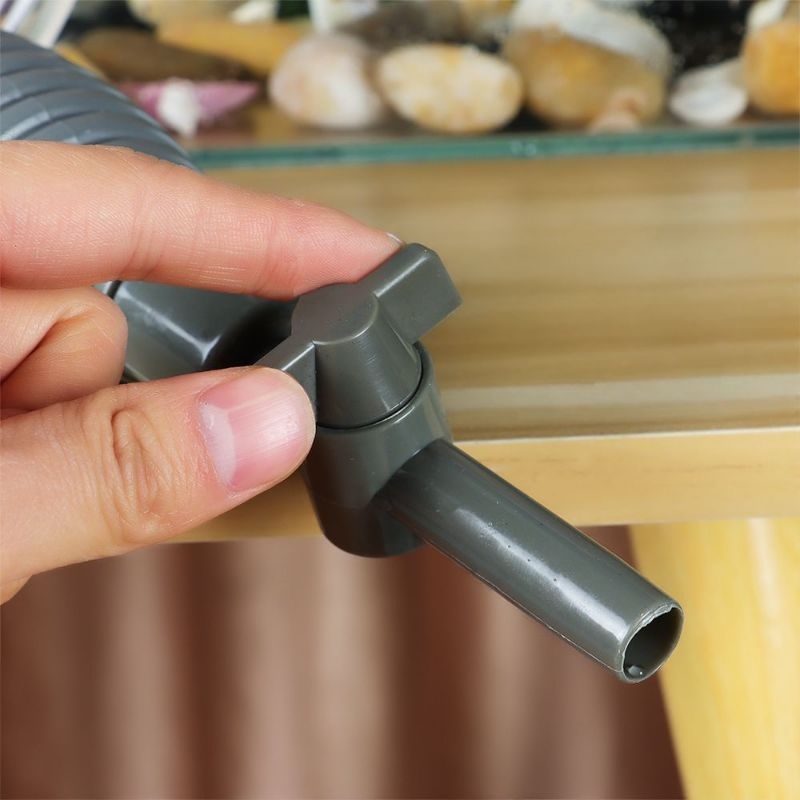 Hút nước bể cá, có van, ống 12mm