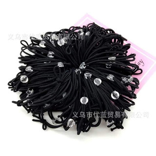 Dây buộc tóc có đế silicon 2 lớp làm cột tóc Handmade