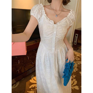 Đầm Midi Ren Dáng Dài 