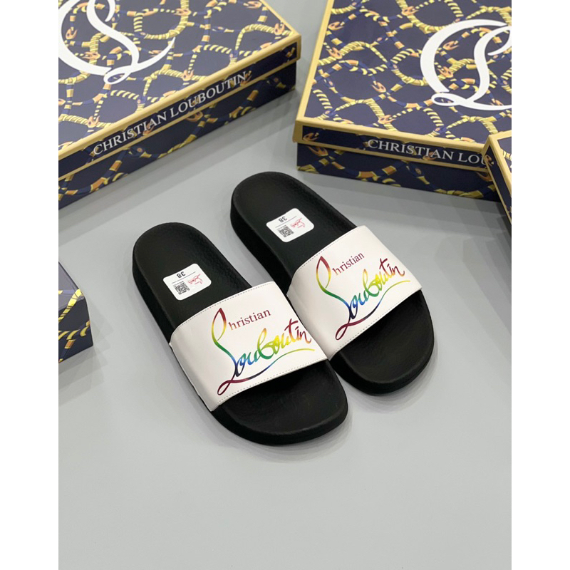 Dép lê nam full box như ảnh kèm video tại shop - Dép nam quai da cao cấp có hộp kèm