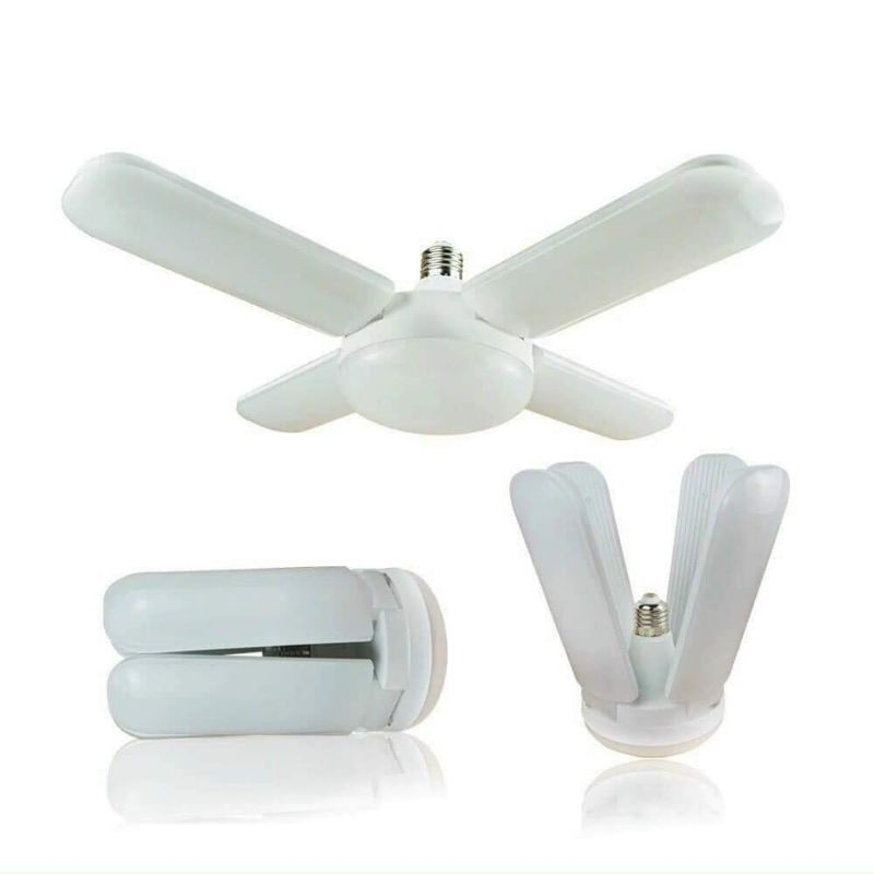 Bóng đèn led hình cánh quạt 4 cánh và 1 bóng giữa 60w, bóng đèn led hình cánh quạt