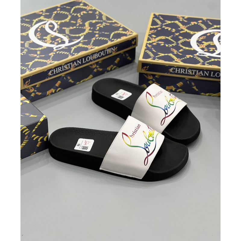 Dép lê nam full box như ảnh kèm video tại shop - Dép nam quai da cao cấp có hộp kèm