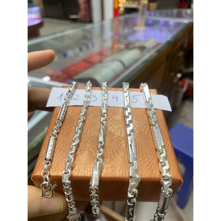 Lắc tay ống phối mắt o bạc ta NGỌC MẬU nhiều mẫu dài 16-20cm