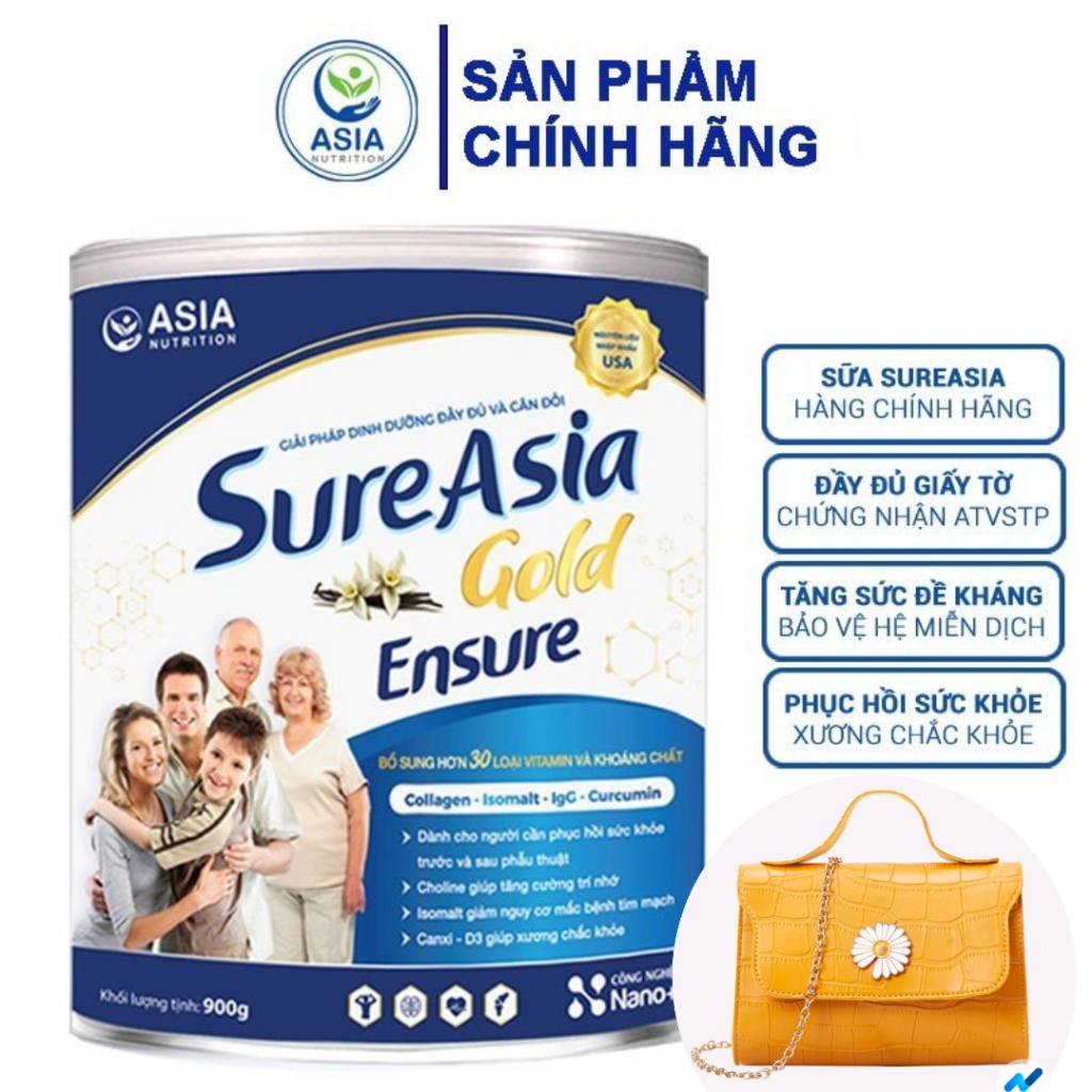Sữa bột hỗ trợ phục hồi dinh dưỡng Asia Gold cao cấp ASIA NUTRITION hộp 900g