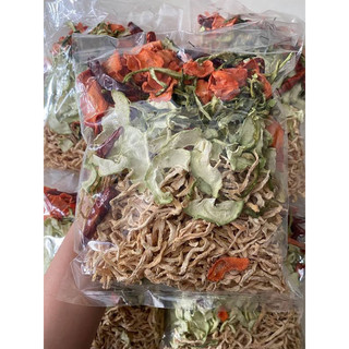 Dưa món ăn tết - 5 loại củ quả sấy khô làm dưa món gói 100g/ 200g/ 300g
