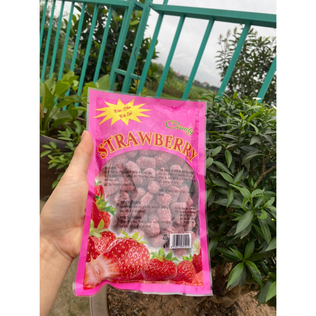 Gói 200g Kẹo Dâu Tằm,Dâu Tây,Me Cay