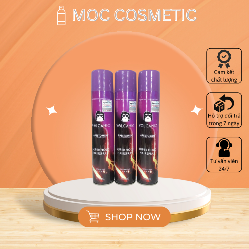 Gôm Xịt Tóc VOLCANIC
