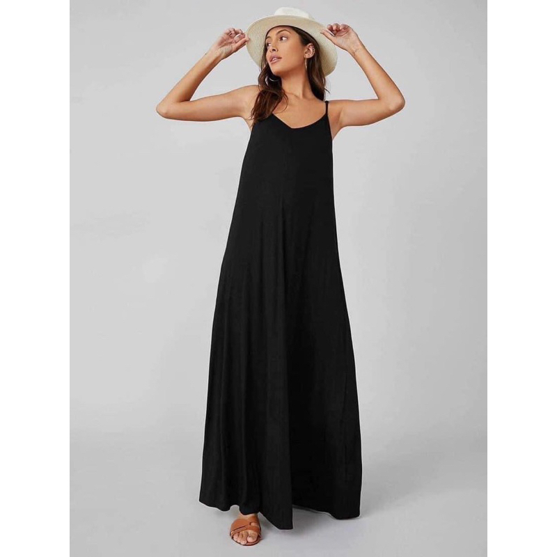 Đầm maxi  vải mềm mát, mịn hàng xuất dư xịn