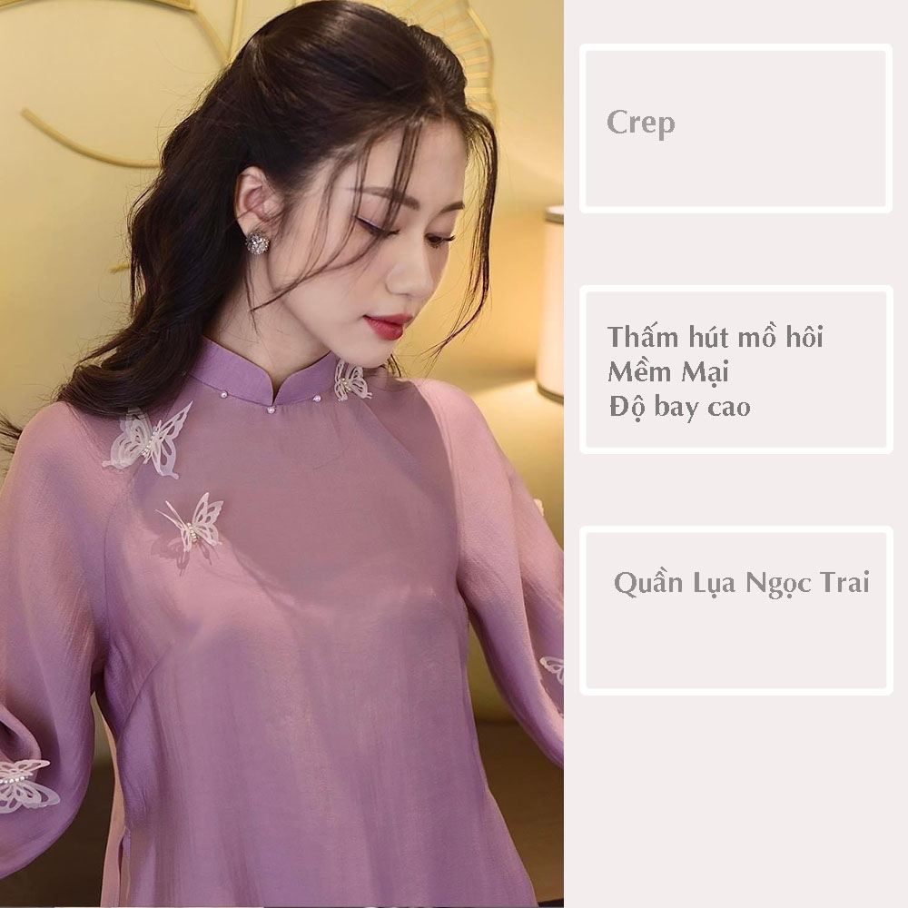 BigSize Áo Dài Cách Tân Nữ Dáng Suông Thủ Công LT12