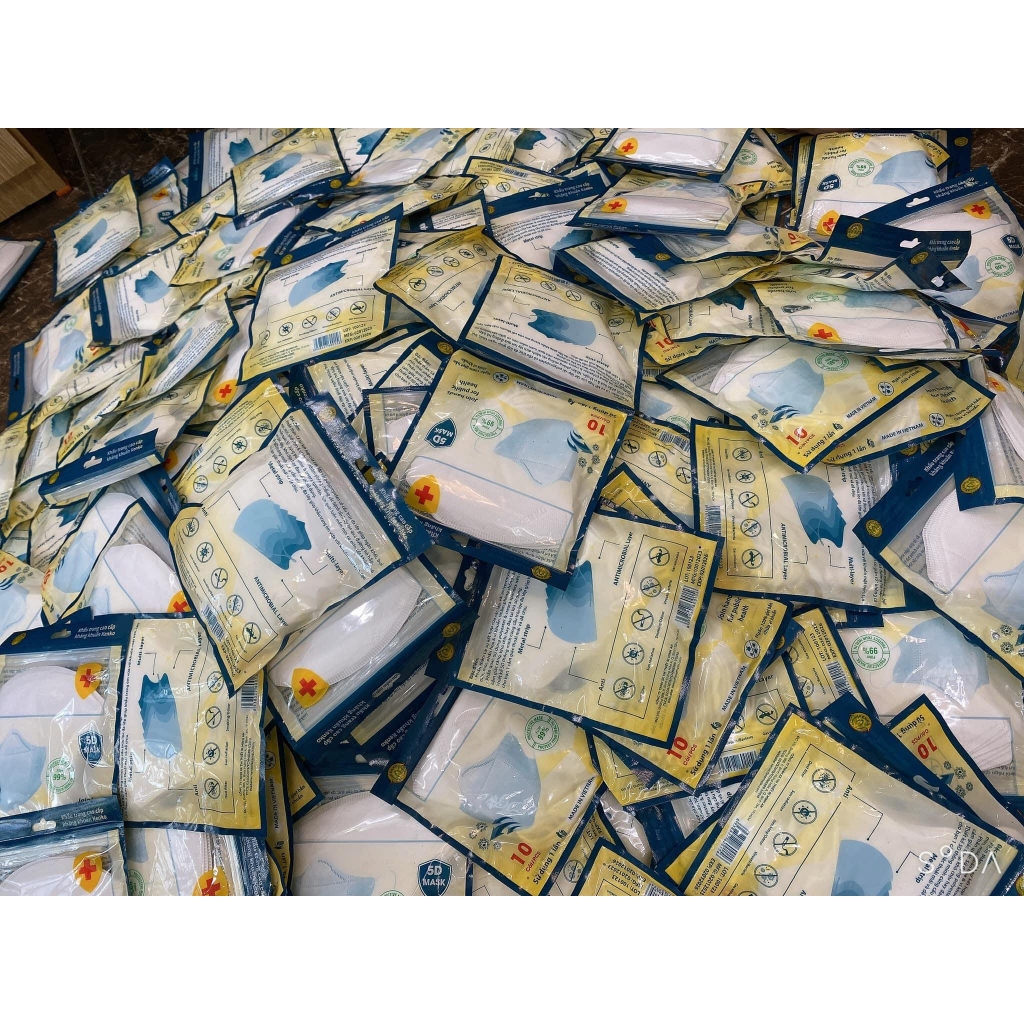 Khẩu Trang 5D Kenko kháng khuẩn - Thùng 100 chiếc