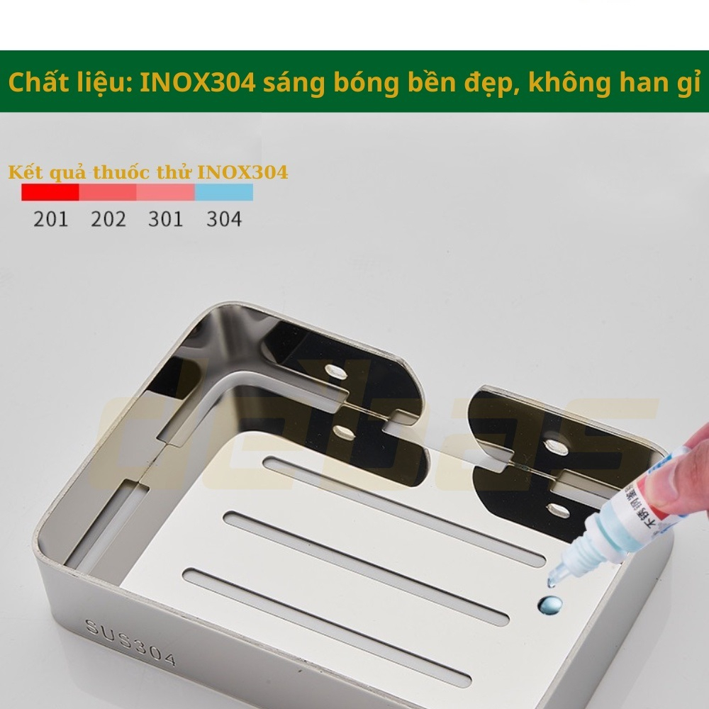 Giá Đựng Xà Bông Inox 304 Xịn, Khay Đựng Xà Phòng - Hàng Cao Cấp
