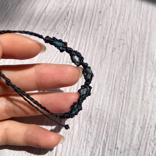Vòng tay đá thô Blue Apatit