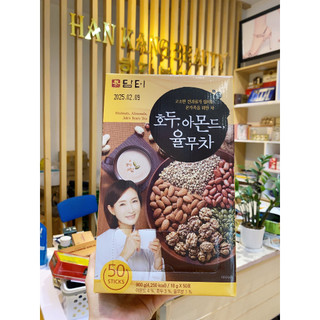 Bột Ngũ Cốc Dinh Dưỡng Walnuts, almonds, Job's tears tea Damtuh 50 gói