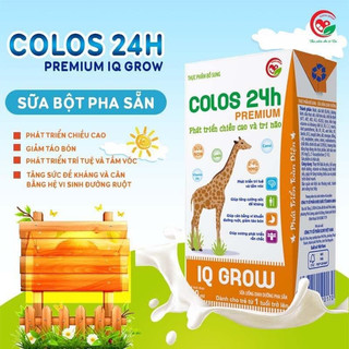 Colos 24h premium iq grow sữa bột pha sẵn hộp giấy 110ml cho bé trên 1 tuổi