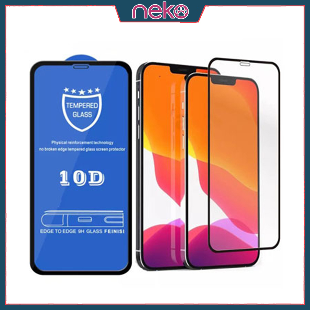 Kính Cường Lực Iphone Miếng Dán Màn Hình 21D 10D Full Màn 6 7 8 x xs xr 11 12 13 14 pro max plus [CL10D]