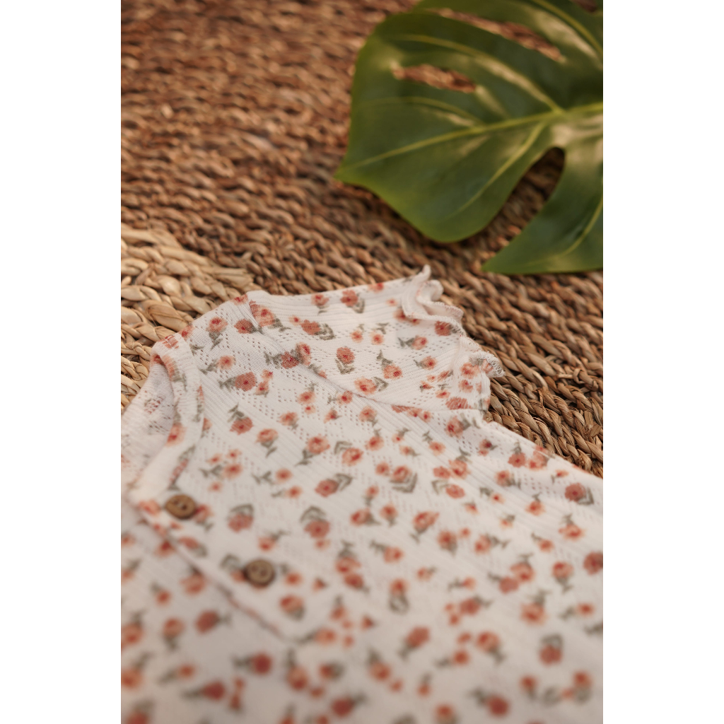 Set Áo Quần Mùa Hè CHo Bé Gái Hoa Cam Vải Cotton Thông Hơi THoáng Mát , CHo Bé Gái 1 Đến 24 Tháng , 4 Đến 13kg