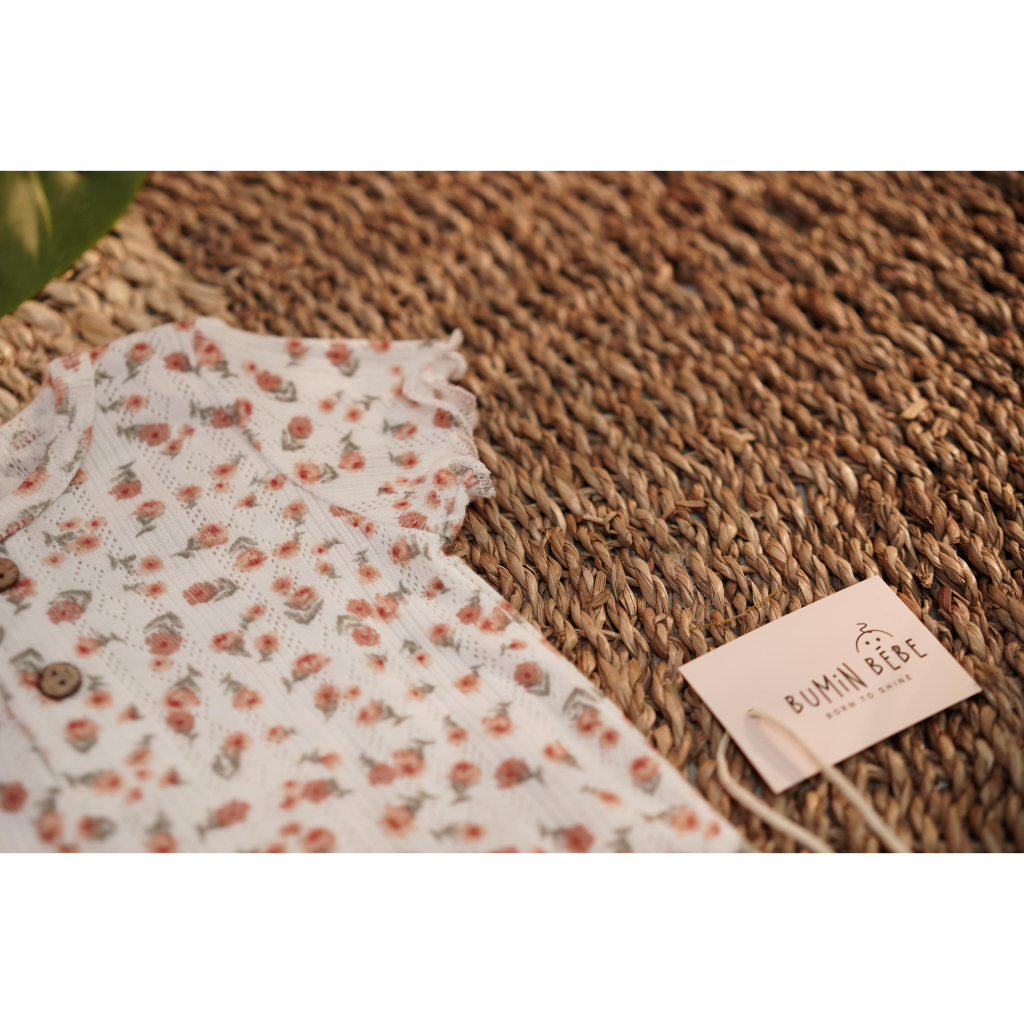 Set Áo Quần Mùa Hè CHo Bé Gái Hoa Cam Vải Cotton Thông Hơi THoáng Mát , CHo Bé Gái 1 Đến 24 Tháng , 4 Đến 13kg