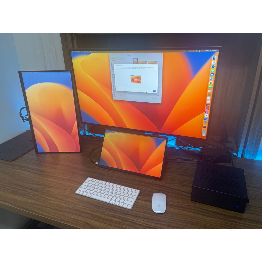 Case máy tính cài sẵn windows/hackintosh để bàn mini có Thunderbolt