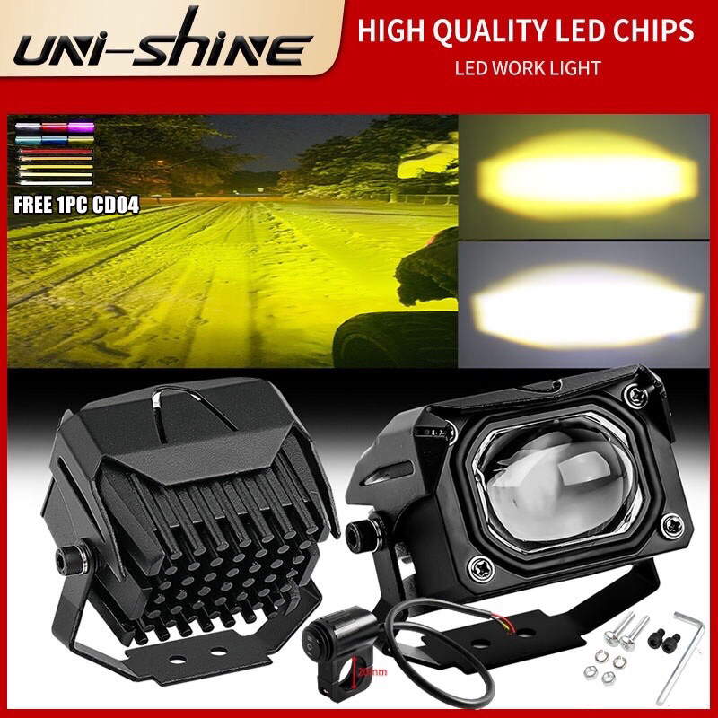 Led bi trợ sáng Derunlai 2 màu