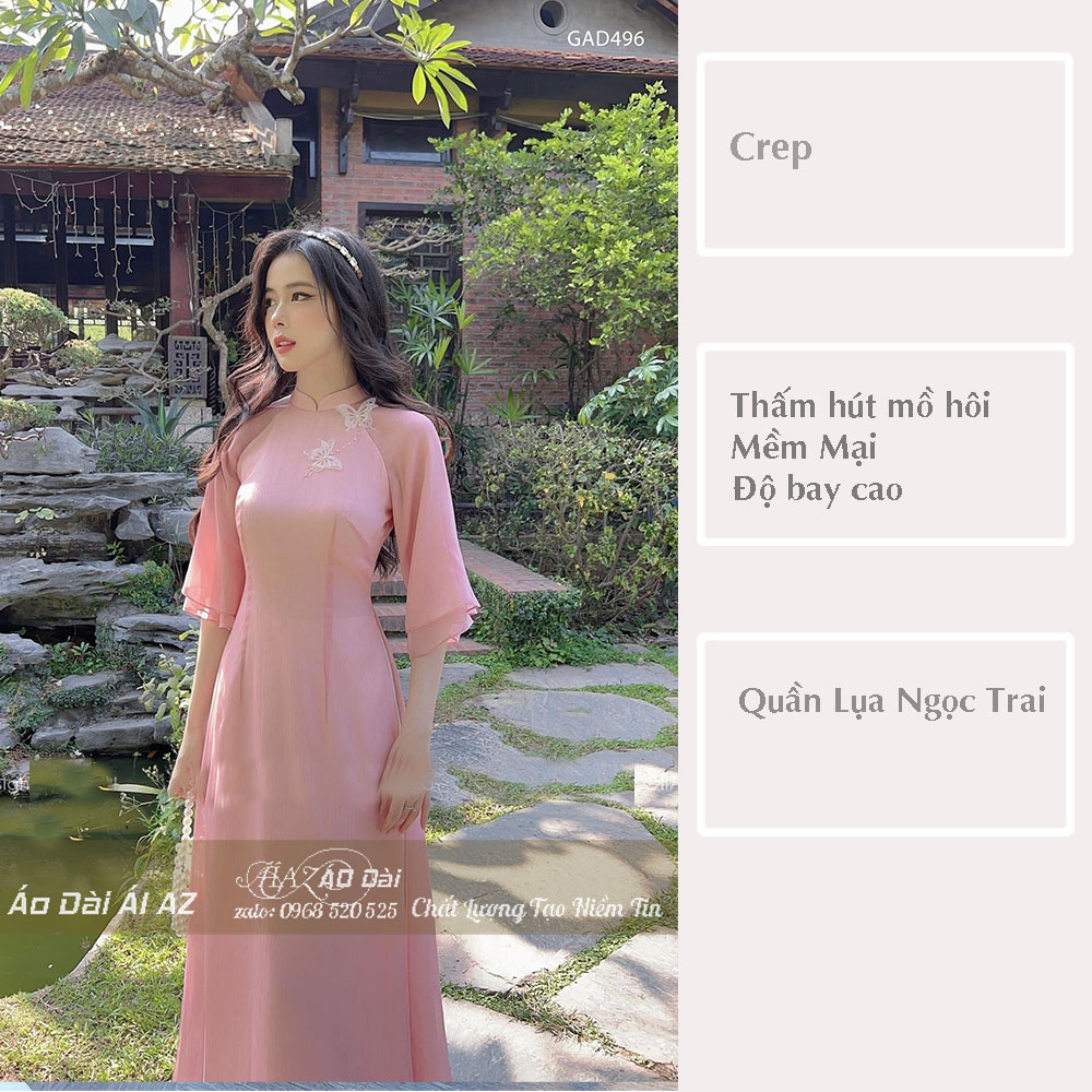 BigSize Áo Dài Cách Tân Nữ Thủ Công LT14