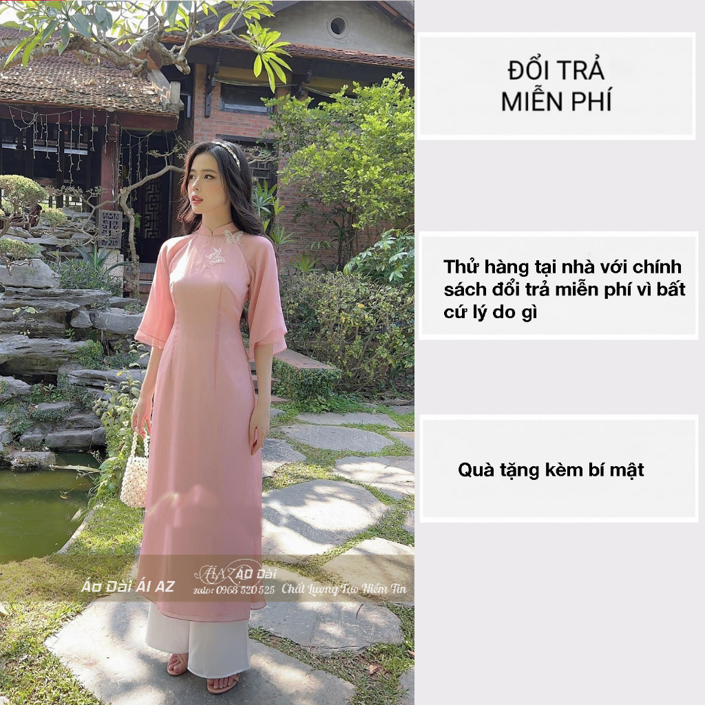 BigSize Áo Dài Cách Tân Nữ Thủ Công LT14