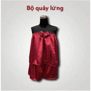 Bộ quây lửng spa lụa đẹp đủ màu