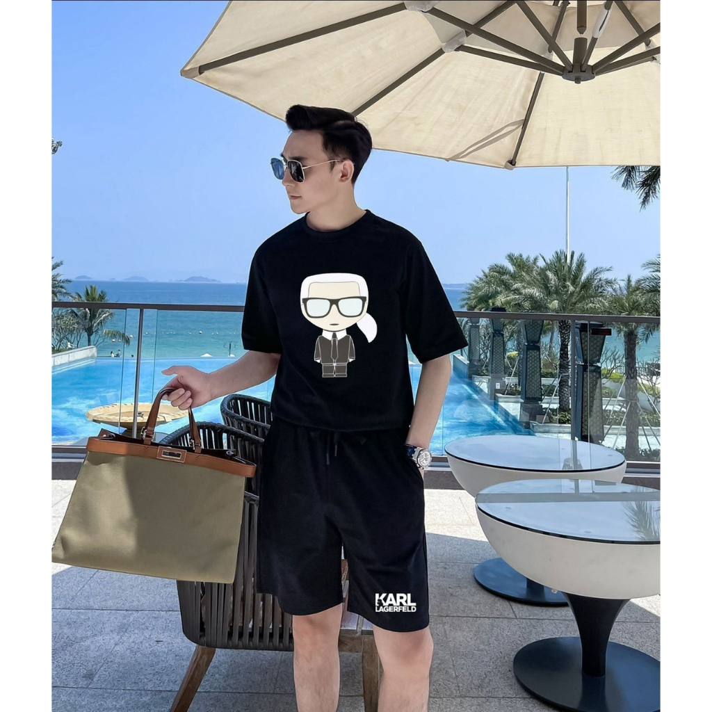Áo thun áo phông trắng đen cặp đôi nam nữ unisex oversize giá rẻ hè 2023 basic form rộng GOAT STORE KARL