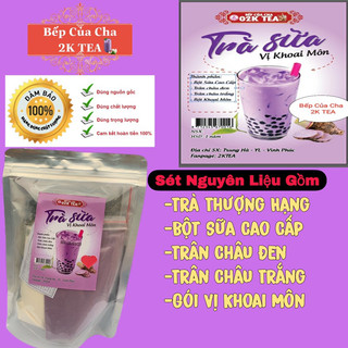 Sét Trà Sữa Khoai môn Tự Pha ,nguyên liệu làm trà sữa phúc long,…7-10ly