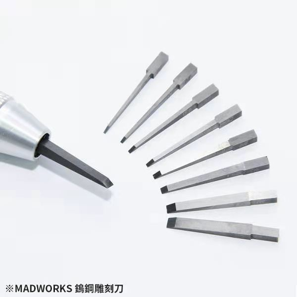 Madworks TS010-TS150 Tungsten Steel Panel Line Engraver Scriber Chisel  0.1-1.5mm