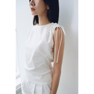 Áo Trắng Rút Dây Vai Nữ AT MODA DE LITA
