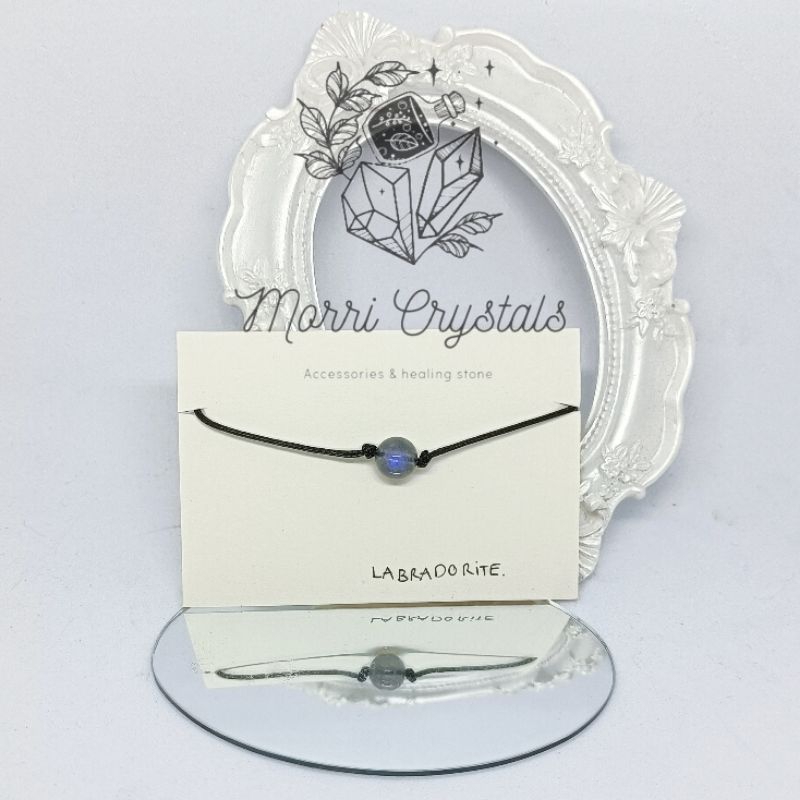 Vòng tay LABRADORITE/ HẮC NGUYỆT QUANG