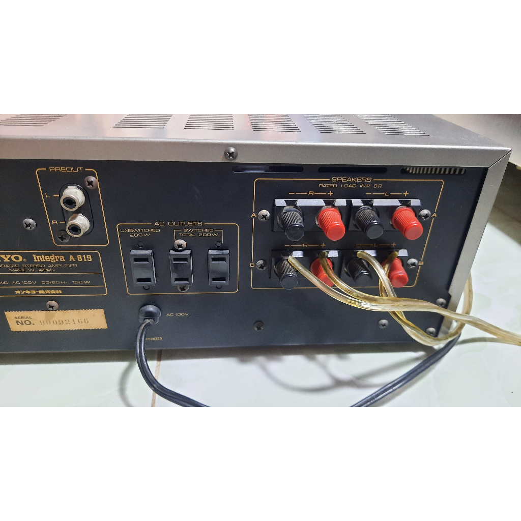 Amply onkyo A-819, nội địa nhật, nguyên zin, đẹp, hát tốt