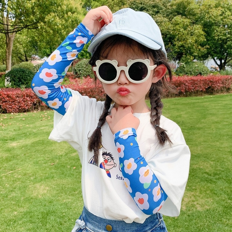 Găng tay đi nắng. Ống Tay Trẻ Em, Chống tia UV, thấm mồ hôi làm mát ngay và khả năng chống côn trùng