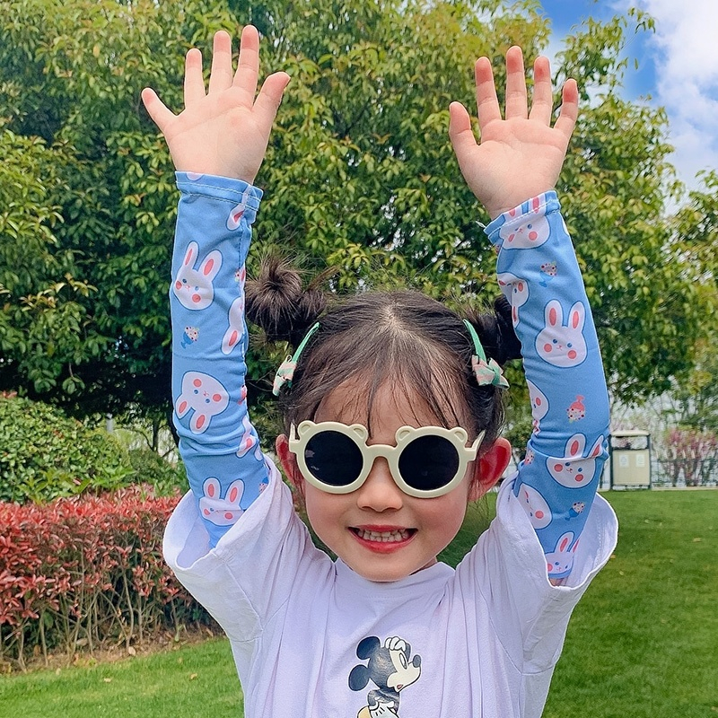 Găng tay đi nắng. Ống Tay Trẻ Em, Chống tia UV, thấm mồ hôi làm mát ngay và khả năng chống côn trùng