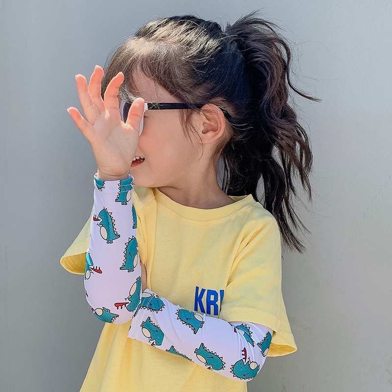 Găng tay đi nắng. Ống Tay Trẻ Em, Chống tia UV, thấm mồ hôi làm mát ngay và khả năng chống côn trùng