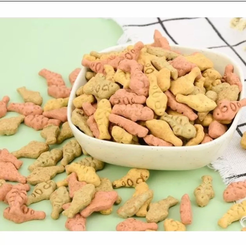 Bánh cá CATNIP cho mèo gói 100g giúp sạch răng tiêu búi lông