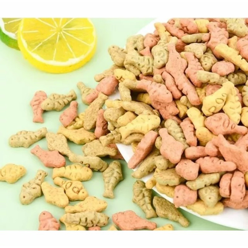 Bánh cá CATNIP cho mèo gói 100g giúp sạch răng tiêu búi lông