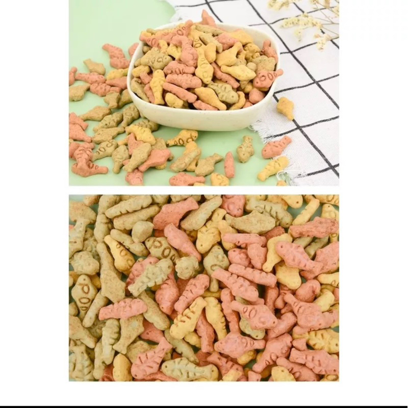 Bánh cá CATNIP cho mèo gói 100g giúp sạch răng tiêu búi lông