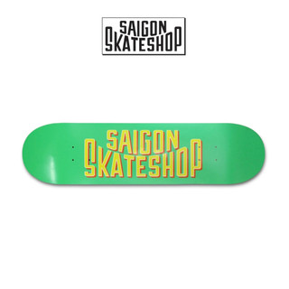 Mặt ván trượt skateboard SAIGON SKATESHOP OG LOGO PASTEL GREEN DECK