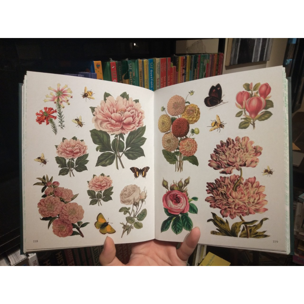 Sách - The Botanist's Sticker Anthology