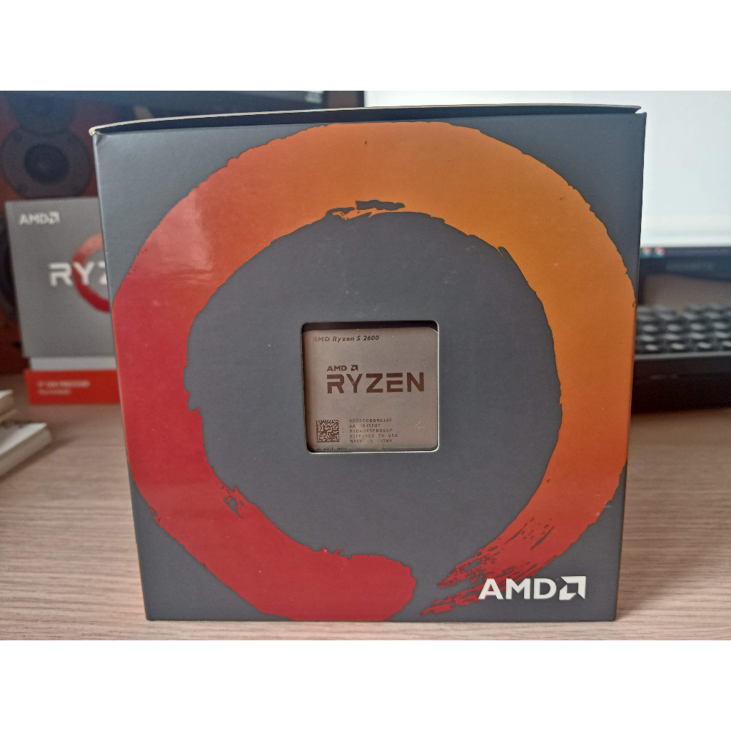AMD Ryzen 5 2600 R5 2600 3.4 GHz Used GAMING Zen+ 0.012 Six-Core